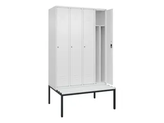 locker voor scheiding van kleding,HxBxD 2120x1200x815mm,4vak - 2
