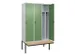 locker voor scheiding van kleding,HxBxD 2120x1200x815mm,3vak