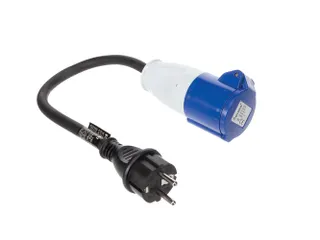 Verloopkabel Van Schukostekker Naar Cee-Contrastekker - 3