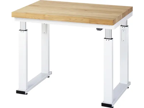 Werkbank elektrisch hoogte verstelbaar 740-1040x1000x700mm beukblad