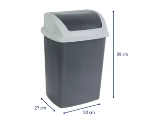 MAUL Afvalemmer MAULswing 24 Liter Grijs - 2