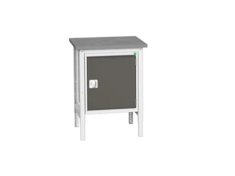 werkbank,HxBxD 780-930x700x600mm,linoleumblad,4voeten