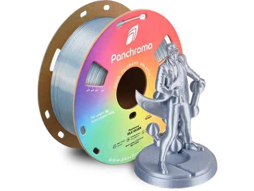 Polymaker 3D printer Filament Panchroma PLA Silk 1,75mm Zilver 1kg