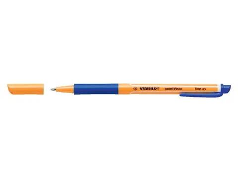 Rollerpen Stabilo Pointvisco Blauw 0.5Mm