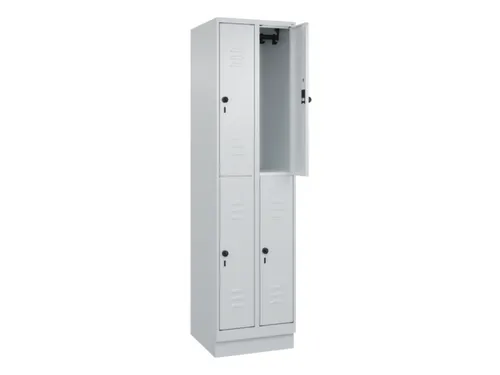 dubbeldekse locker,HxBxD 1950x500x500mm,2x2vak.,vak B 250mm