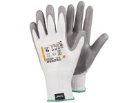 Handschoen Tegera 43001, Maat 8 Polyurethaan Grijs Wit