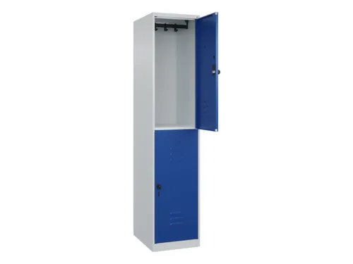 dubbeldekse locker,HxBxD 1850x400x500mm,1x2vak.,vak B 400mm