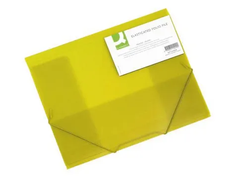 Elastomap A4 Mat Met Drie kleppen PP 400 Micron Geel