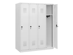 schoollocker,HxBxD 1530x1200x500mm,4vak,vak B 300mm,draaigrendel