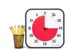 Time Timer Original large zwart