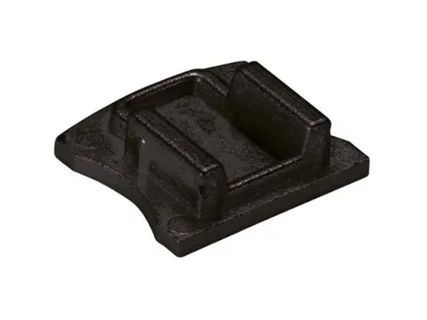 Aluminium Afsluitdop Voor SL15 Profiel - Zonder Kabeldoorvoer - Zwart