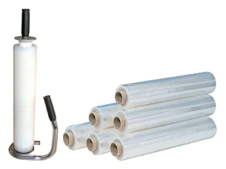 Handwikkelfolie Cleverpack 500mmx300m 20 µm Transparant - 3