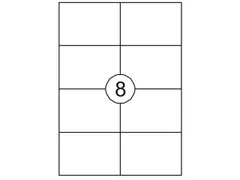 Etiket Premium 105x74mm Wit XL Pack 1000 Vel