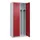 locker voor scheiding van kleding,HxBxD 1850x800x500mm,2vak