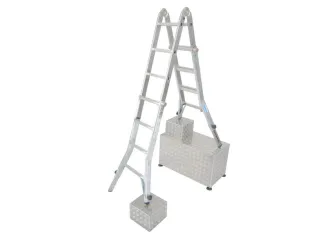 multifunctionele telescoopladder,4x4,sporten,balk L 4,2m,aluminium - 5