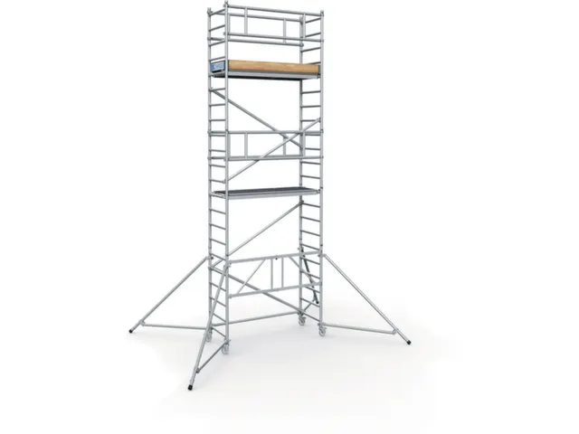 klapsteiger,platform BxD 1800x720mm,steiger H 4,55m,aluminium