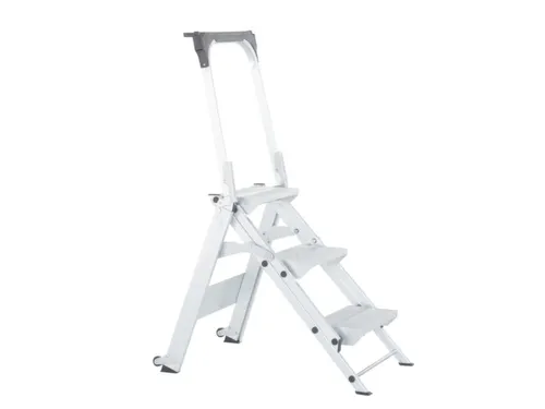 verrijdbare veiligheidstrap,eenzijdig,3treden,Stand H 0,66m