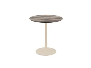 bistrotafel,HxØ 730x700mm,rond,schotelvoet zandkleuren - 1