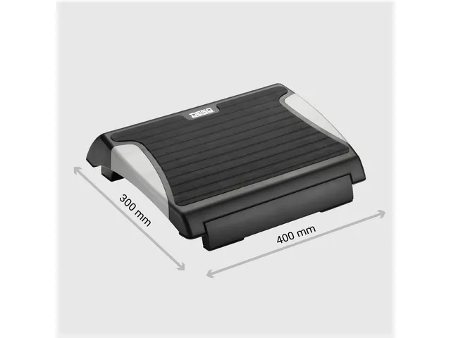 Voetensteun Anti Slipmat Verstelbaar 4 Standen Zwart Grijs