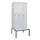 locker met bank,HxBxD 2120x900x815mm,3vak,vak B 300mm,draaigrendel