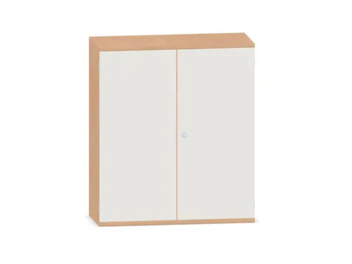 kantoorkast,HxBxD 1150x1000x430mm,decor romp beuken,decor front wit