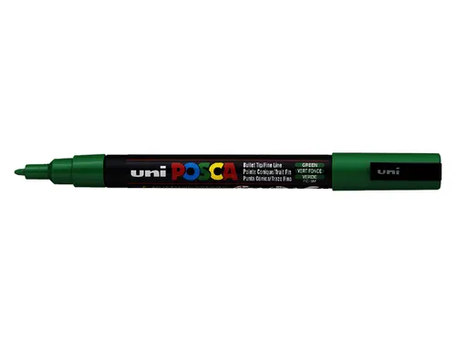 Verfstift Posca PC3M Fijne punt 0,9-1,3mm Groen
