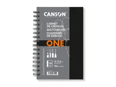 Schetsboek Canson Art Book One spiraalgebonden 80vel 100gr 140x216mm w