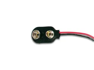 Batterijclip Voor 1 x 9V-CEL ("I"-Type) - 1