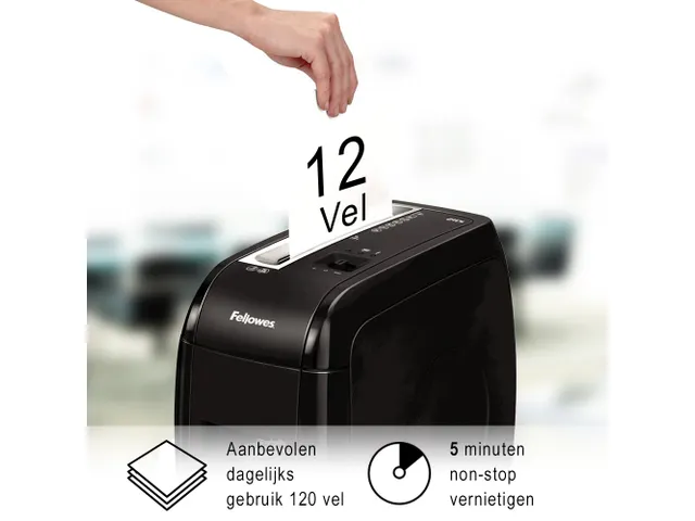 Destructeur Fellowes Powershred 21CS 4x52mm P-3