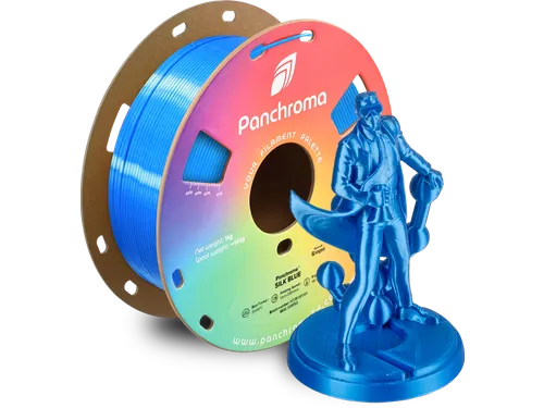 Polymaker 3D printer Filament Panchroma PLA Silk 1,75mm Blauw 1kg