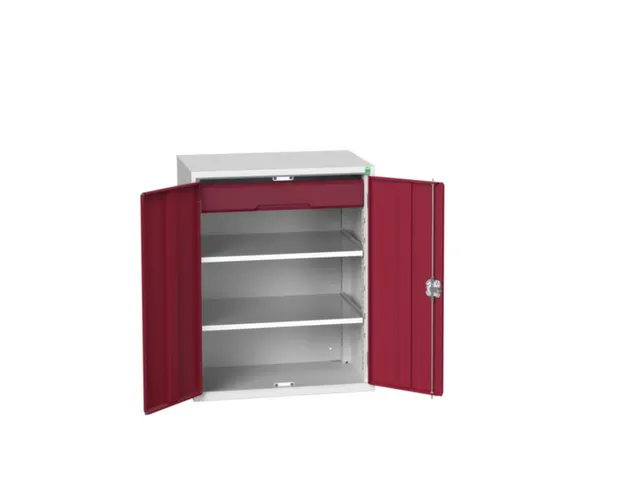 universele kast,HxBxD 1000x800x550mm,2xStalen bodem,1lade(n)