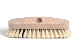Schuurborstel met tampico haren uit ongelakt hout 23 cm