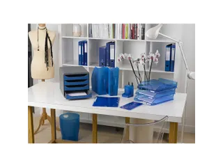 Brievenbak COMBO MID I blauw/glos/transp. - 8