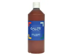 Plakkaatverf Gallery 500ml Donker Bruin