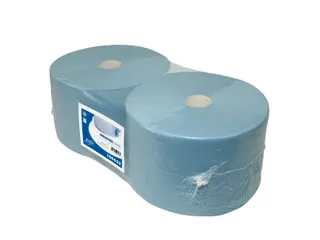 Industriepapier 100623 Euro perforatie CEL Blauw 3-laags 2 Rol - 1