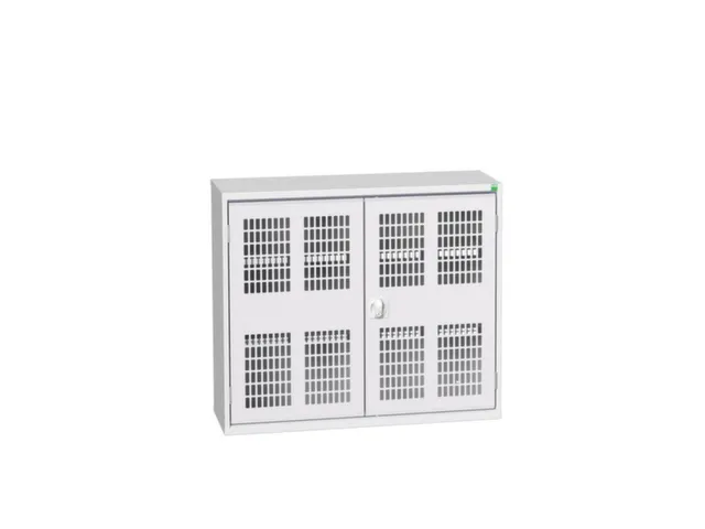 wandkast 900x1050x350mm 2xStalen bodem sokkel Ral 7035 front Ral 7035