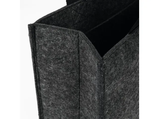 Bureau Tas Hybride werken Basic M donkergrijs 360x280x150mm