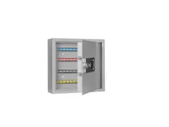 sleutelkast,80haak,HxBxD 430x460x130mm,romp RAL7035,front RAL7035