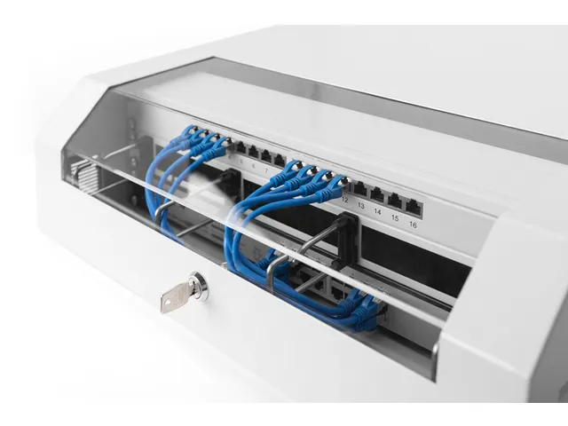 Digitus SOHO Slim Serverkast 3U draaibaar 145x525x475mm Grijs