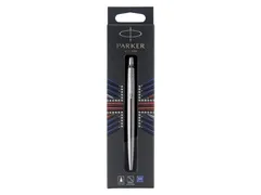 Balpen Parker Jotter stainless steel CT medium op blister