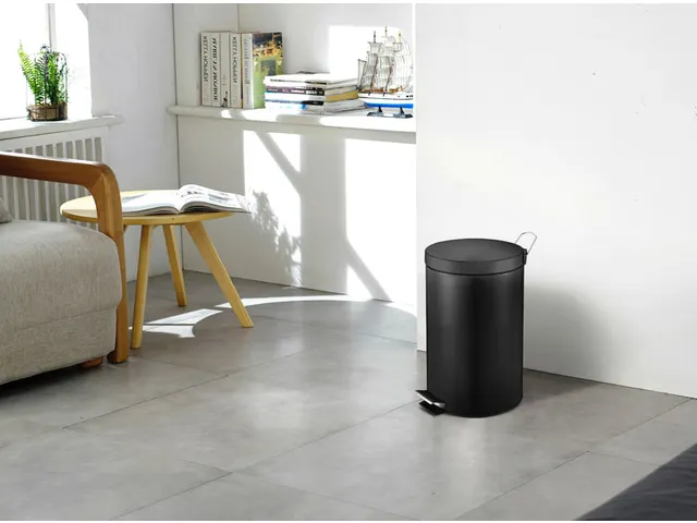 Pedaalemmer Vepa Bins 12 liter zwart