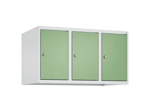 opzetkast,v. locker,3vak.,vak B 300mm,HxBxD 500x900x500mm,vleugeldeur