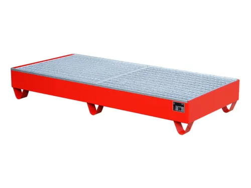 Systeem-Opvangbak Rood 3x 200l 202l 275x 1800x 800mm Rooster