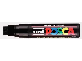Verfstift Posca PC17K Extra Brede punt 15mm rechthoek Zwart - 2