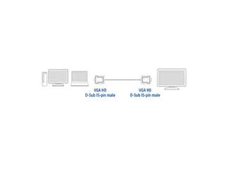 Kabel ACT VGA Monitor 1.8 meter - 5