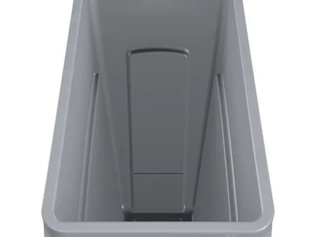 Rubbermaid afvalcontainer Slim Jim 87 liter grijs