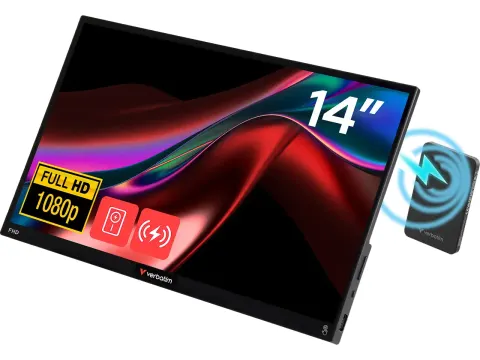 32088 Verbatim LIGHT draagbare touchscreenmonitor 14 inch Full HD