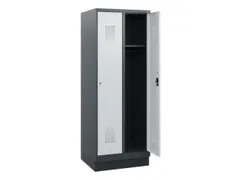 schoollocker,HxBxD 1630x600x500mm,2vak,vak B 300mm,cil.-slot,sokkel