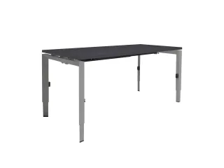 Bureau Linesto N3 hoogte instelbaar 160x80cm houtprint schaduw alu - 1