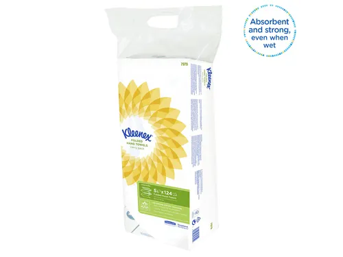 Handdoek Kleenex Ultra i-vouw 2-laags 215x315mm 5x124stuks 7979